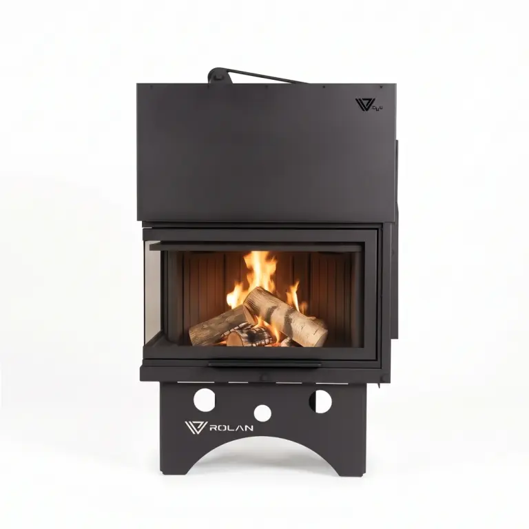 Air-Heating Energy Fireplace ROLAN CORNER AS
