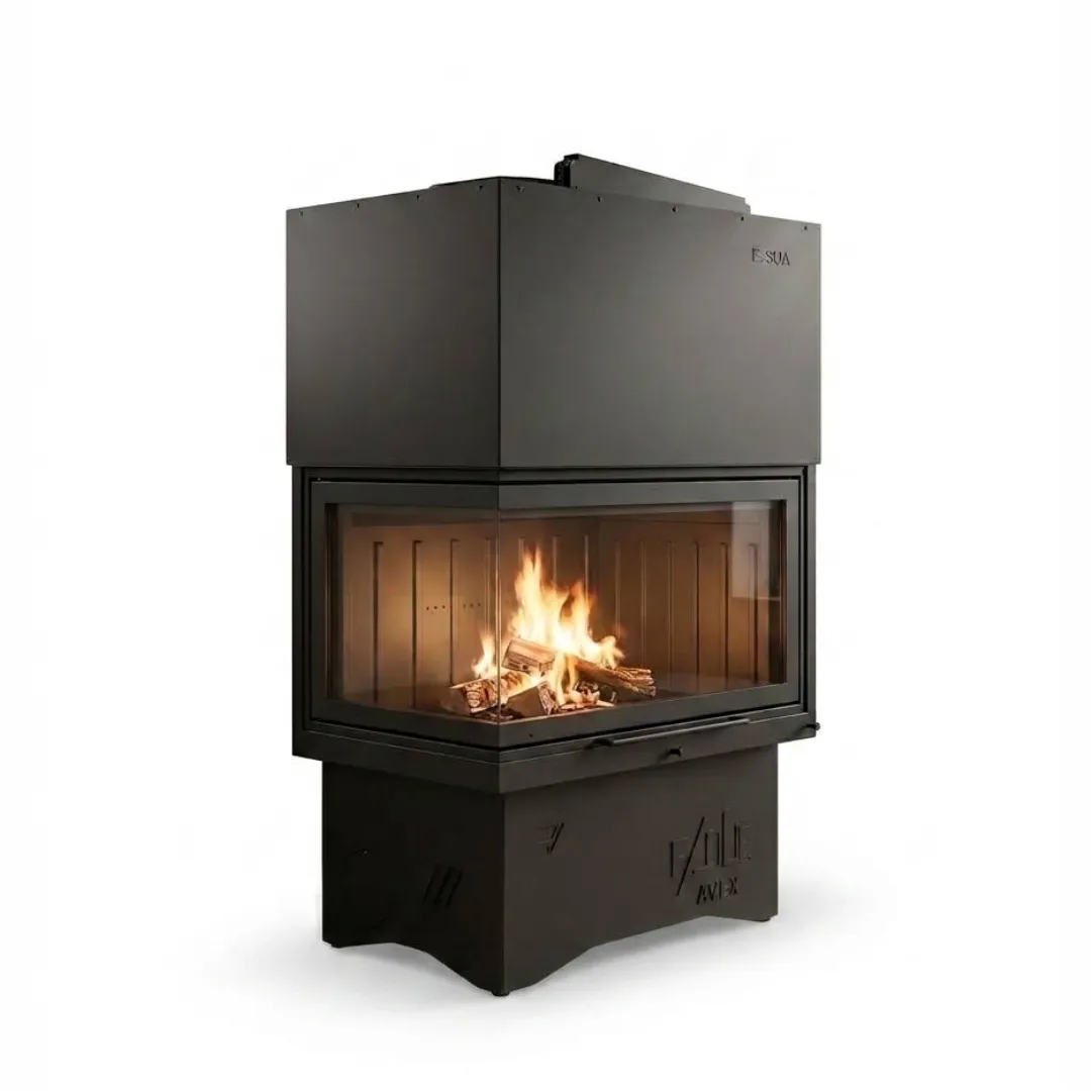 1 Ενεργειακό Τζάκι Αερόθερμο W 90 EX OUT CORNER