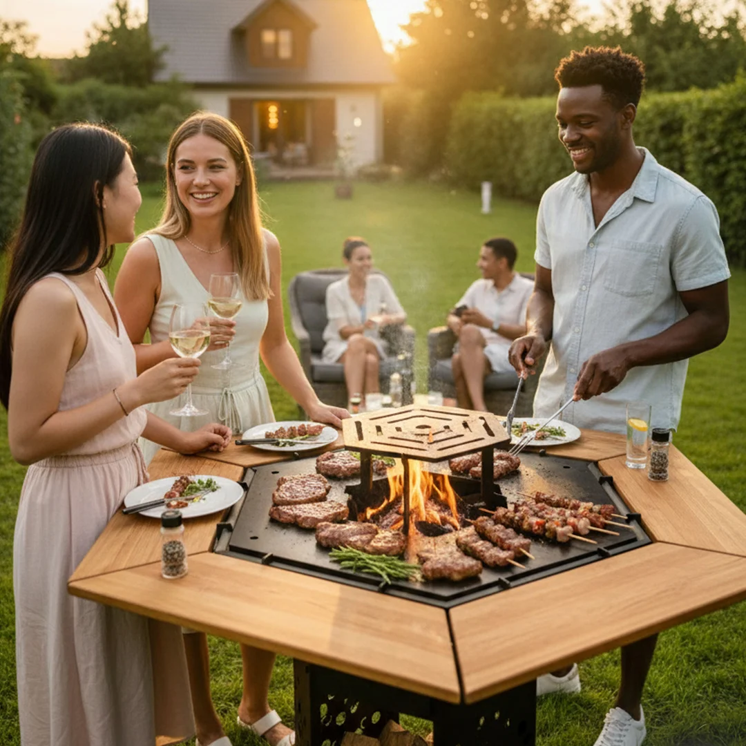 Τζάκι-Μπάρμπεκιου Grand-Transformer Hex 75 - Image 6