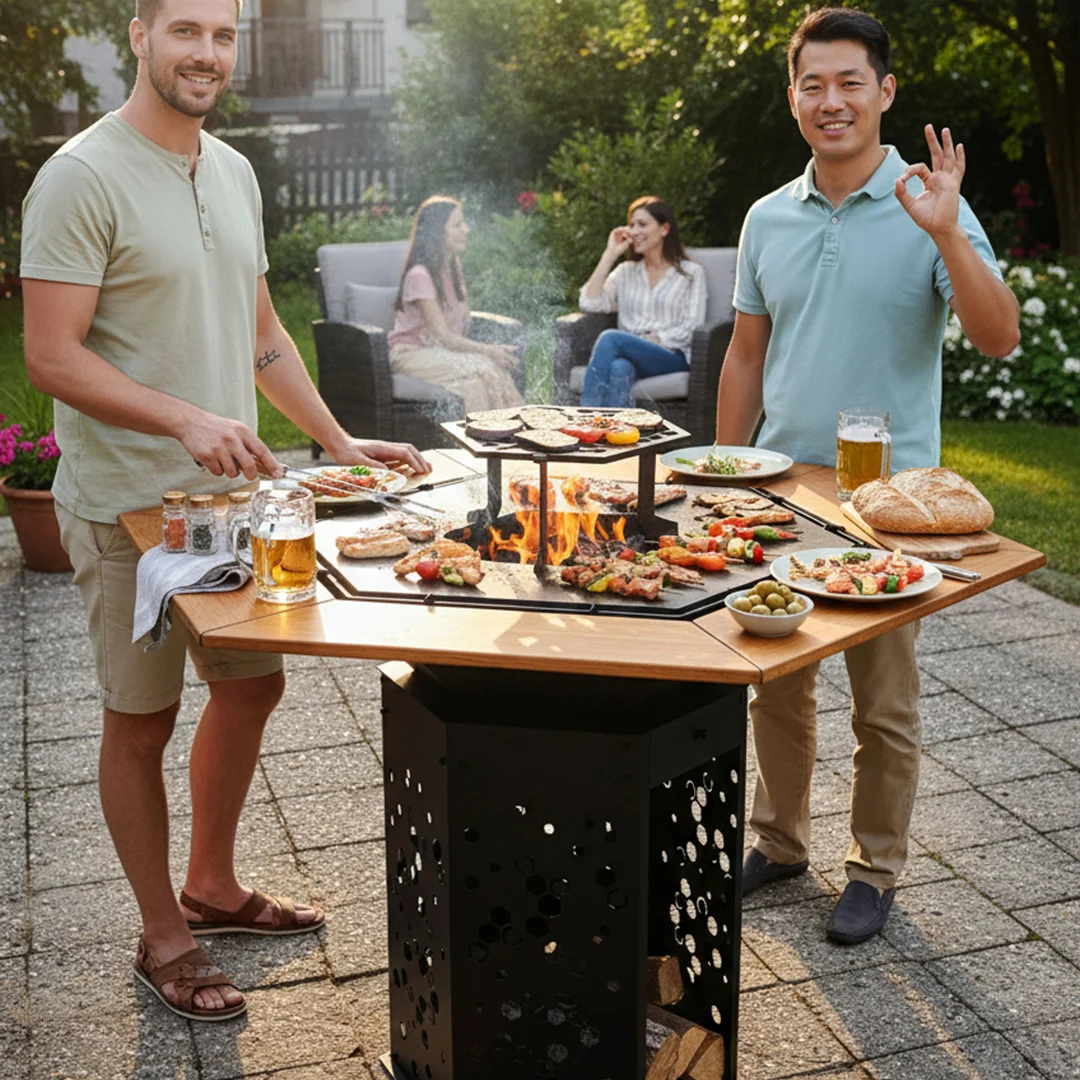 Τζάκι-Μπάρμπεκιου Grand-Transformer Hex 75 - Image 2