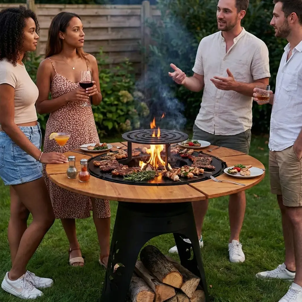 BBQ Fire Table Grand-Transformer Round 75
