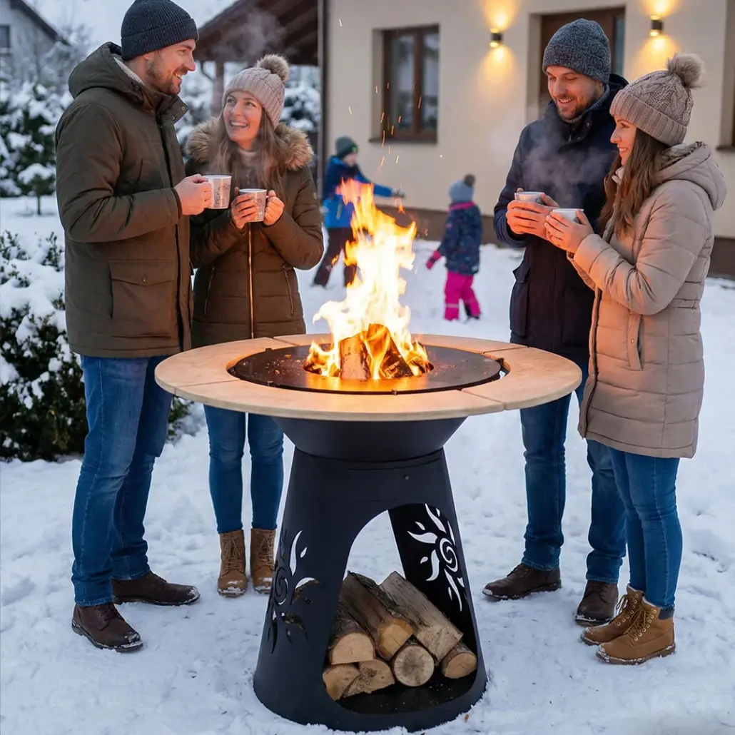 BBQ Fire Table Grand-Transformer Round 75
