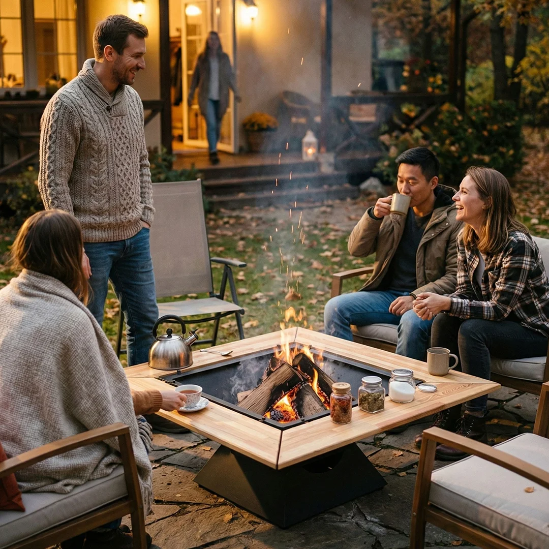 Τζάκι-Μπάρμπεκιου Lounge-Transformer Quad 75 - Image 2