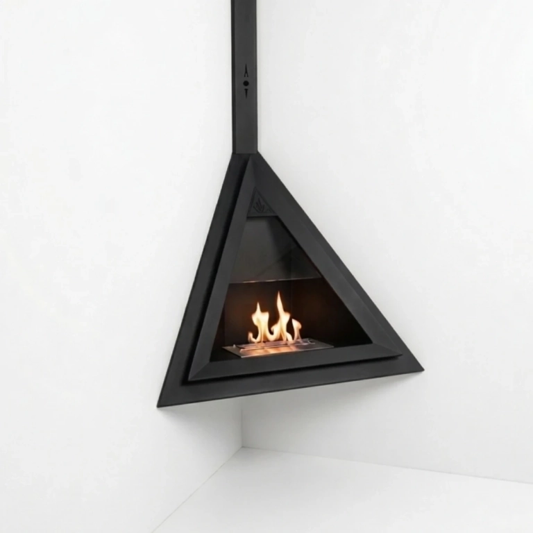 Bioethanol fireplace Trigon Corner