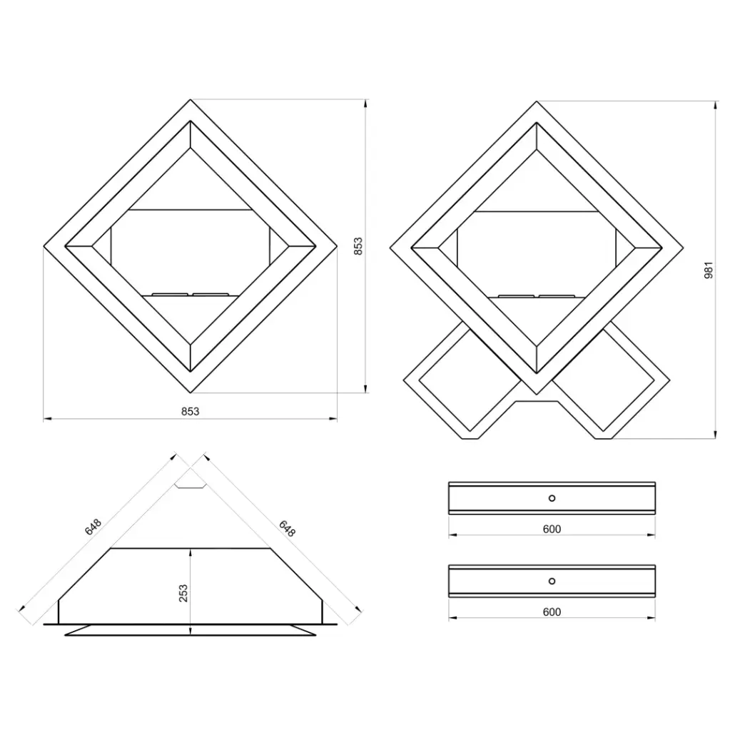 Bio Fireplace Diamond