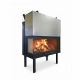 Τζάκι Αερόθερμο W 100 Corner fire